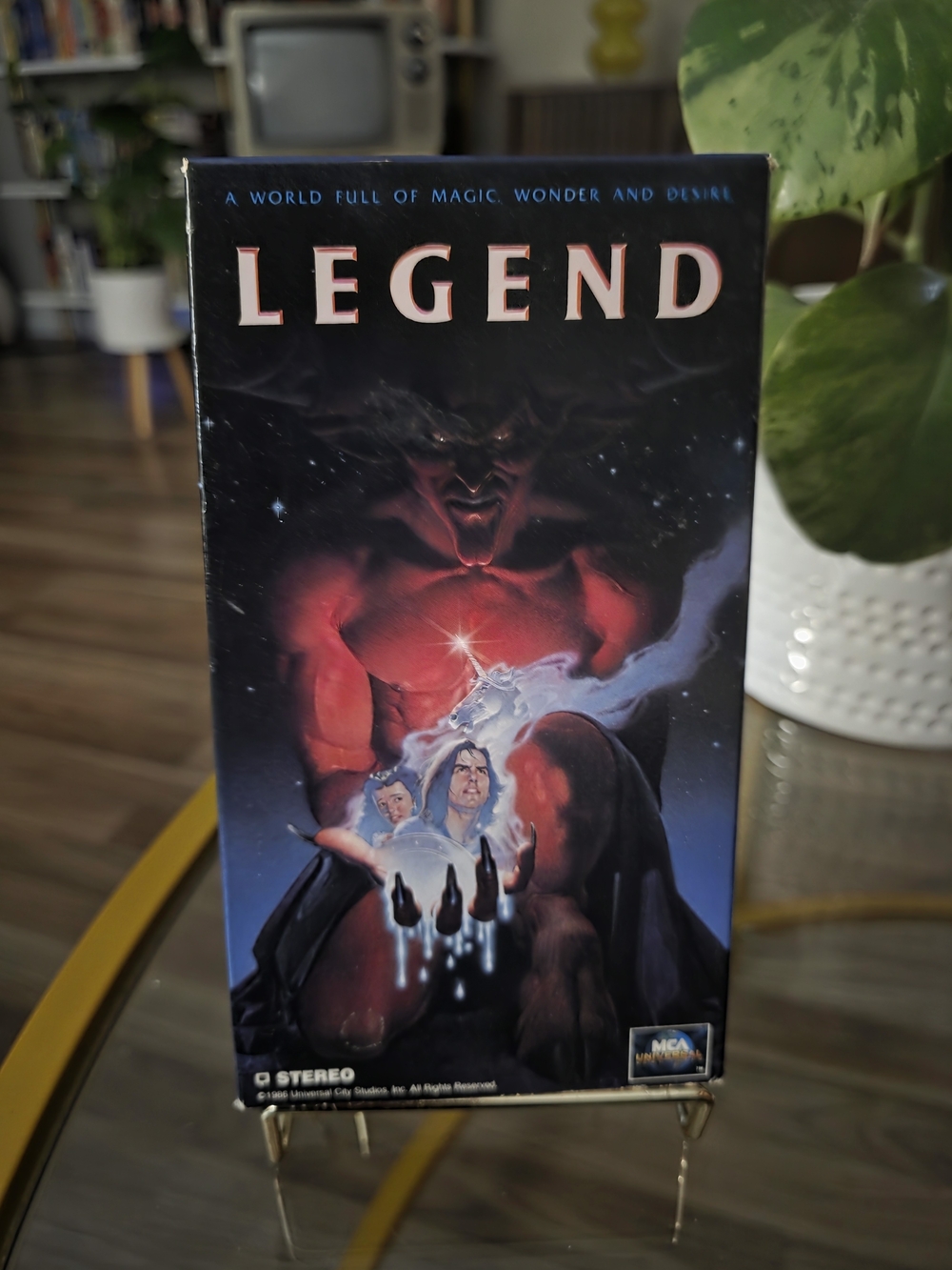 Universal LEGEND VHS Cover – Black & Red Artwork